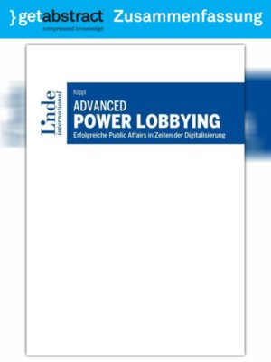 cover image of Advanced Power Lobbying (Zusammenfassung)